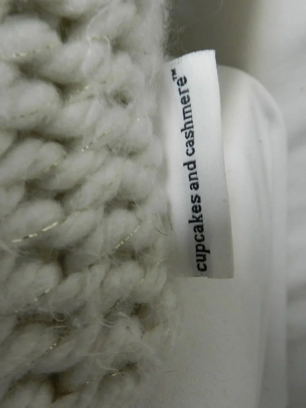 Cupcakes and Cashmere Christmas Tree Crochet Pompom Throw Pillow 20